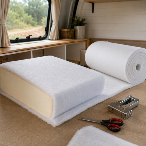 White 9oz dacron - white, 54"